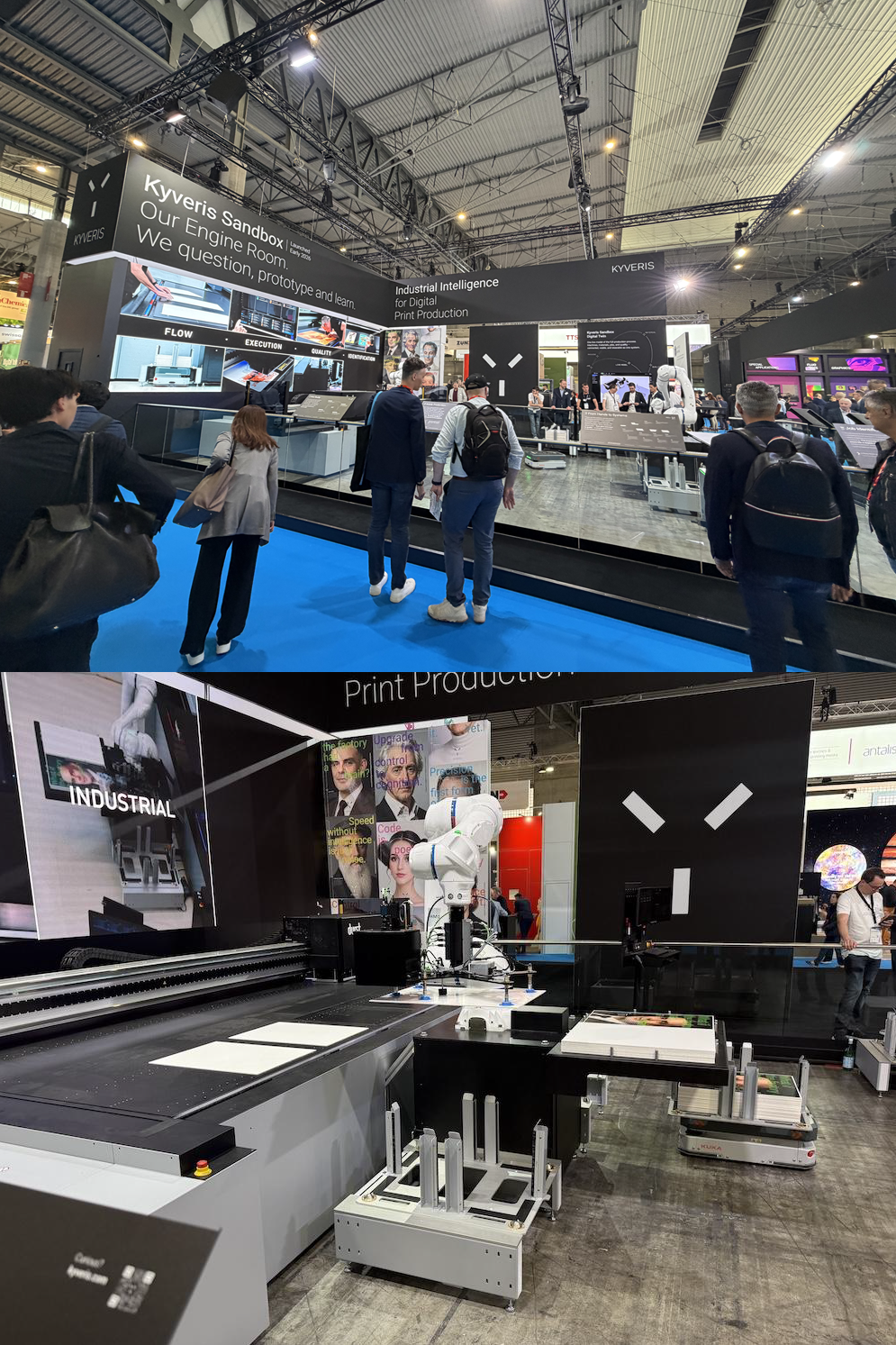 ロボティクス・自動化システムの展示（FESPA2026 Durstブース）